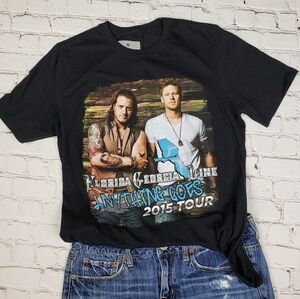 Florida Georgia Line 2015 Tour Graphic T Medium